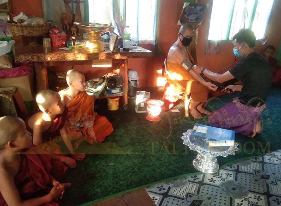 RCSS medical troops check the health of villagers from every region of the territories and share information about the prevention of COVID-19 pandemic